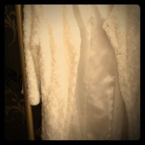White Light Fur Jacket